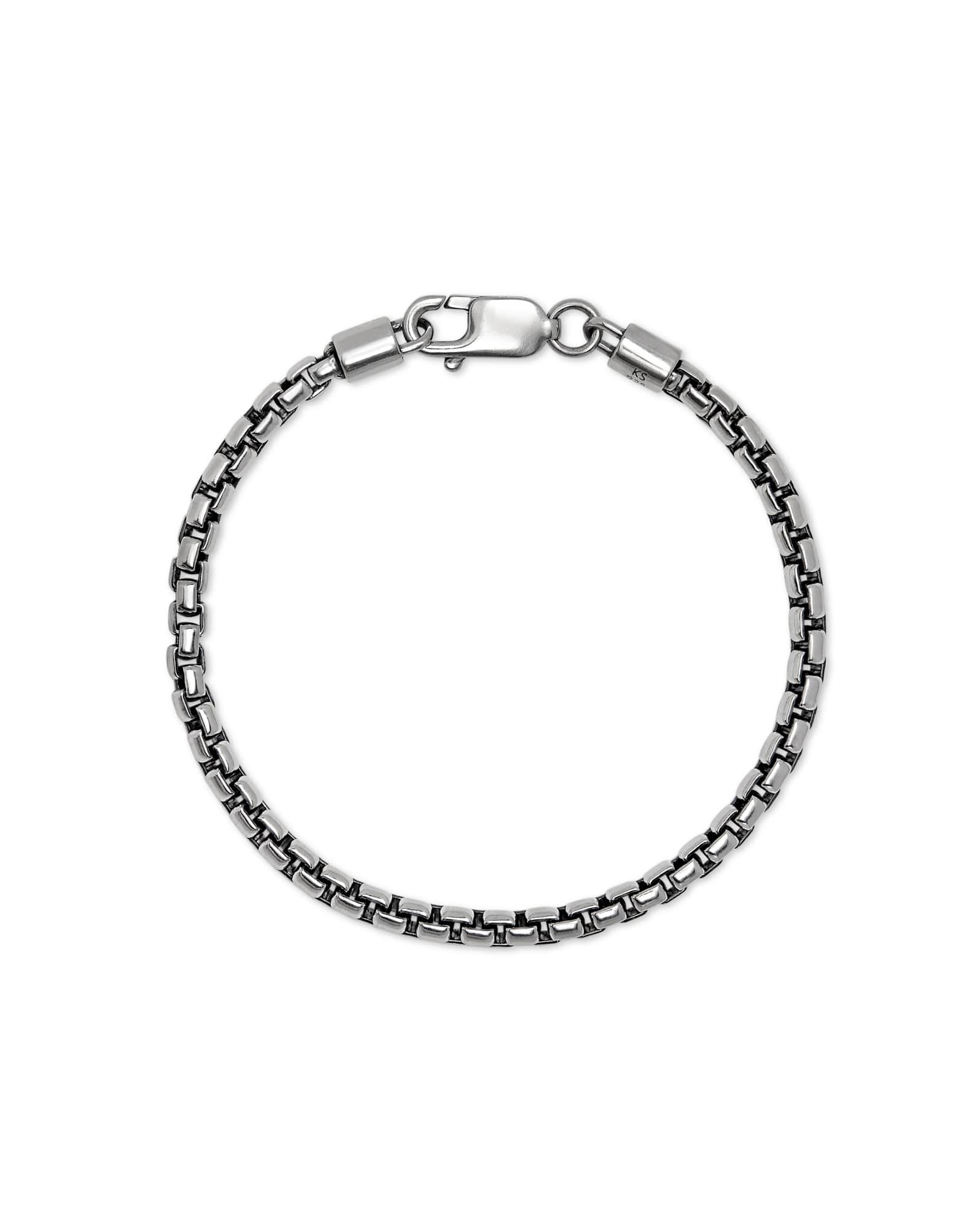 Beck Round Box Chain Bracelet